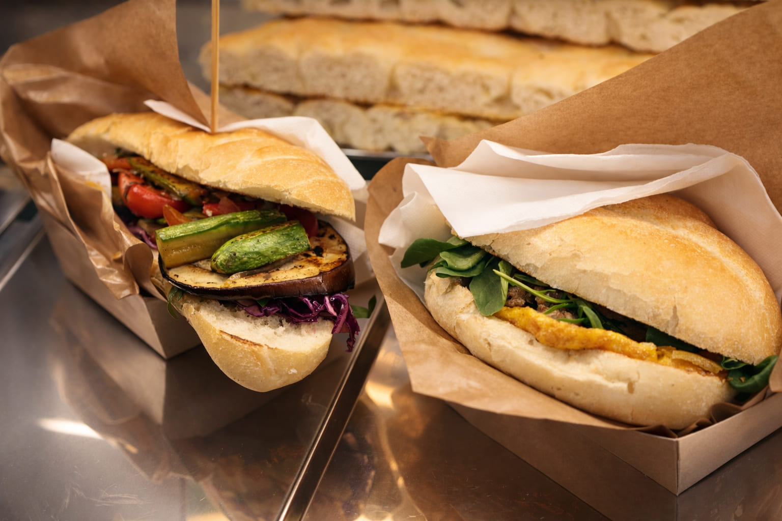 Panini gourmet per catering street food a Torino